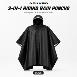 Oversized Adult Raincoat poncho raincoat Poncho Thick PVC 100% Waterproof Lightweight Windproof Rain Gear for E-bi