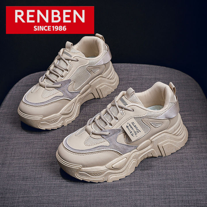 RENBEN INS Korean Style New Dad Shoes Female Student All