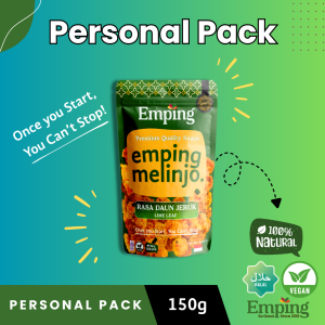 Emping Melinjo Chips (Lime Leaf) by Emping So Good | Emping Belinjo Chips Indonesian Snack