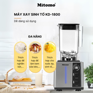 Máy xay công nghiệp máy xay sinh tố đa năng Mitomo KD-1800 chuyên dụng cho kinh doanh - BH 3 năm
