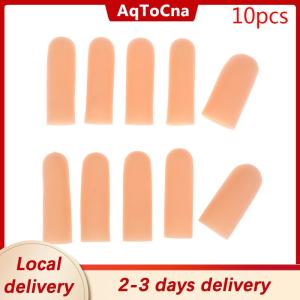 [COD] AqToCna Ship within 24 hours 10pcs set Silicone Gel Tube Hand Bandage Finger Protector Pain Relief Thumb Cap