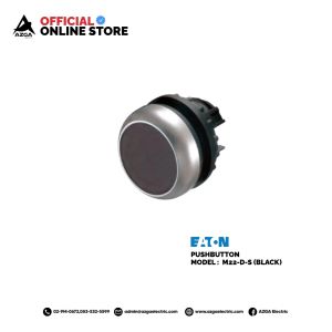 Pushbutton Flush Black Momentary EATON รุ่น M22-D-S BY AZGA Electric