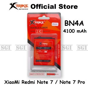 Baterai XTRIKE Double Power XiaoMi Redmi Note 7 Note 7 Pro BN4A Batre Batrai HP BN 4A Handphone Battery