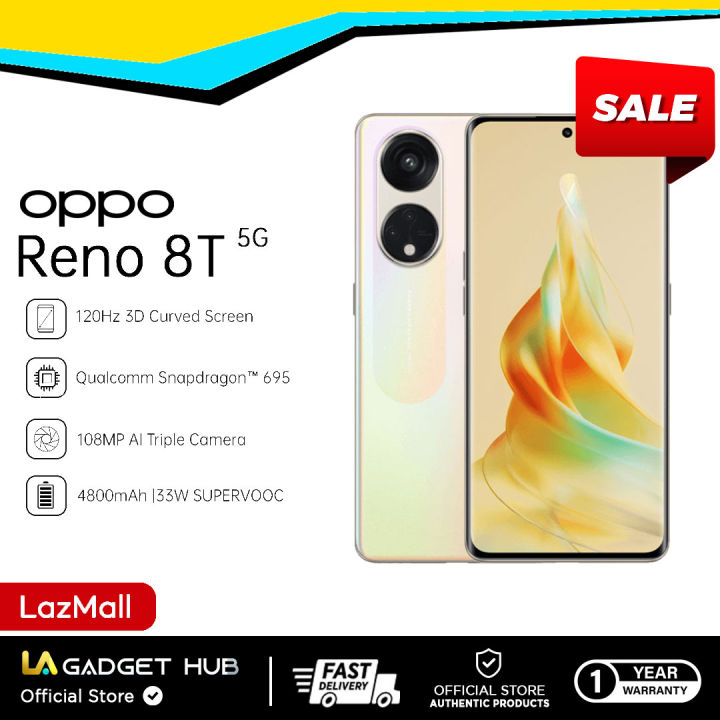 OPPO RENO 8T 5G - 8GB+256GB - Android - By LA Gadget Hub | Lazada PH
