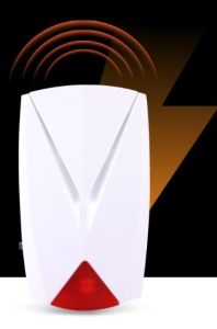 Alarm peringatan deteksi mati padam pendeteksi lampu listrik PLN 2 arah padam nyala bunyi dan kedip untuk rumah kost gudang gedung kontrakan kostan tempat tinggal