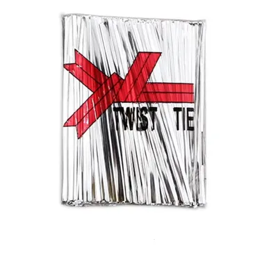 800pcs Twist Tie Wire Metallic Bread Food Sealing Gift Candy Rope Packing Goodies Ribbon Diy Dawai Pengikat Bunga Telur