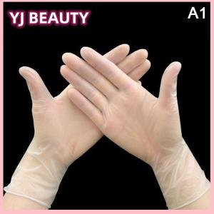 🔥🔥🔥yaojun Huguosheng HUANYU1 100ชิ้นถุงมือพลาสติกอาหารแบบใช้แล้วทิ้งอุปกรณ์ครัวสำหรับร้านอาหารบาร์บีคิว