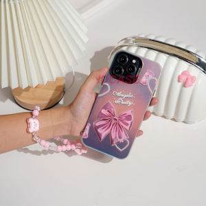 Case Hologram + Stripe For Oppo A17 A18 A38 A98 A78 A74 A58 A57 A55 A53 A76 Reno 7  8T 10 (IMD02)