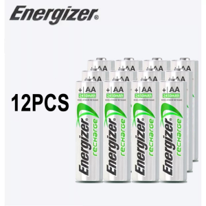 Energizer AA 1.2V 2450mAh ni-mh bateri boleh dicas semula untuk lampu suluh kamera mainan elektrik alat pencukur tetikus tanpa wayar