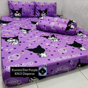 Promo SPREI SET LABUBU  (Lengkap dengan sarung bantal dan guling )seprai halus lembut T 20CM