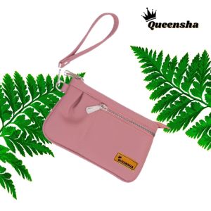 Dompet serut 2 Ruang Model Kekinian by QUEENSHA Pouch Ambar Dompet Wanita Terbaru - Ambar Pouch dompet murah berkualitas dompet hp simple