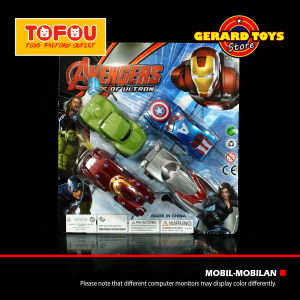 Mainan Mobil Avengers 081 set isi 4 MURAH BANGET