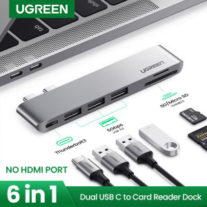 UGREEN USB C HUB HDMI Type C to USB 3.0 Splitter Adapter for MacBook Pro 2016/2017/2018/2019 and MacBook Air 2018/2019/2020 Thunderbolt 3 USB-C Port USB HUB