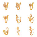 Simplicity Punk Snake Nose Piercing Helix Piercing Nostril Earring Nose Ring Fake Earrings Ear Cuff Clip Fake Piercing Jewelry. 