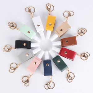 INNEED PU Refillable Spray Bottle Portable 30ml Mini Empty Bottle Bag Decoration Cosmetic Container