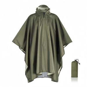 COMEMECO Tay áo trùm đầu Áo mưa ngoài trời Không thấm nước 3 trong 1 Che mưa Lớn Áo Mưa Poncho Du lịch đi bộ đường dài