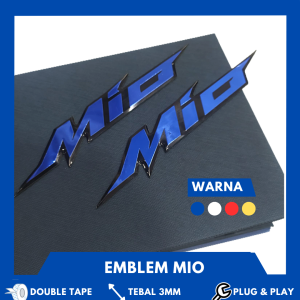 EMBLEM MIO LOGO MIO TIMBUL 3D EMBLEM YAMAHA MIO 151 DAN YAMAHA MIO 125 BUKAN STIKER MIO ATAU STICKER YAMAHA MIO