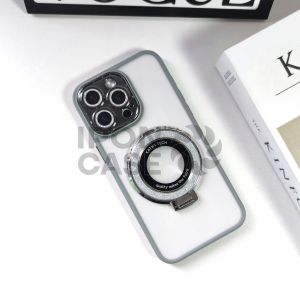 CASE GLITTER MAGNETIC BRACKET FOR IPHONE 15 15PRO 15PROMAX 14 14PRO 14PROMAX 13 13PRO 13PROMAX TRANSPARAN SHOCKPROOF COVER - iPon Case iP-019