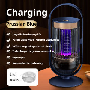 New USB electric mosquito repellent lamp 360 ° automatic mosquito attraction silent physical light wave mosquito repellent/mosquito repellent