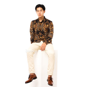 Jayabaya Batik Rajasa Kemeja Batik Furing Lengan Panjang