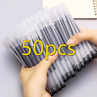 50pcs/pack 0.5mm ballpen sign pen ballpen set ballpen gel pen calligraphy pen set school supplies