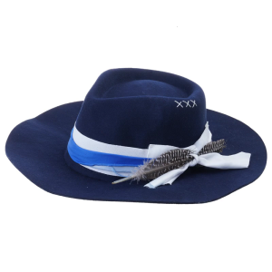 Western Wool Hat with Wide Brims and Woven Belt for Effective Stylish Lookings Gentleman Hat for Casual and Outdoor Use