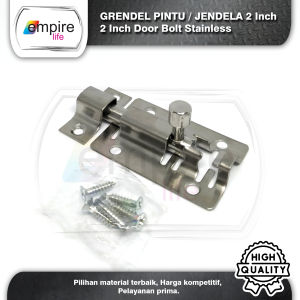 Grendel Slot Pintu 2 inch / Stainless Door Bolt Skrup Baut