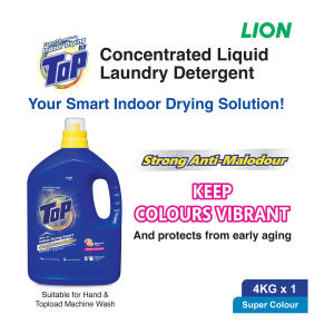Top Super Colour Concentrated Liquid Detergent 4KG