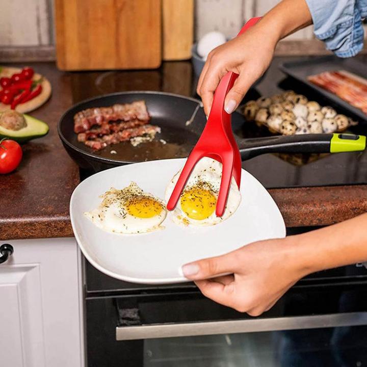 Smar Fried Egg Spatula 2-in-1 Non-stick Egg Turner Pancake Flip Tool ...