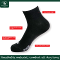 {READY STOCK}SANTA BARBARA POLO & RACQUET CLUB 3pcs BACK TO SCHOOL SOCKS School Socks (BLACK). 