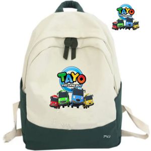 PVJ Tas Anak Sekolah SD terbaru kekinian Motif Tayo