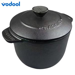 Iron Rice Cooker Deepened Rice Pot Induction Compatible Dutch Oven Multi-Function Rice Casserole Cooking Utensils