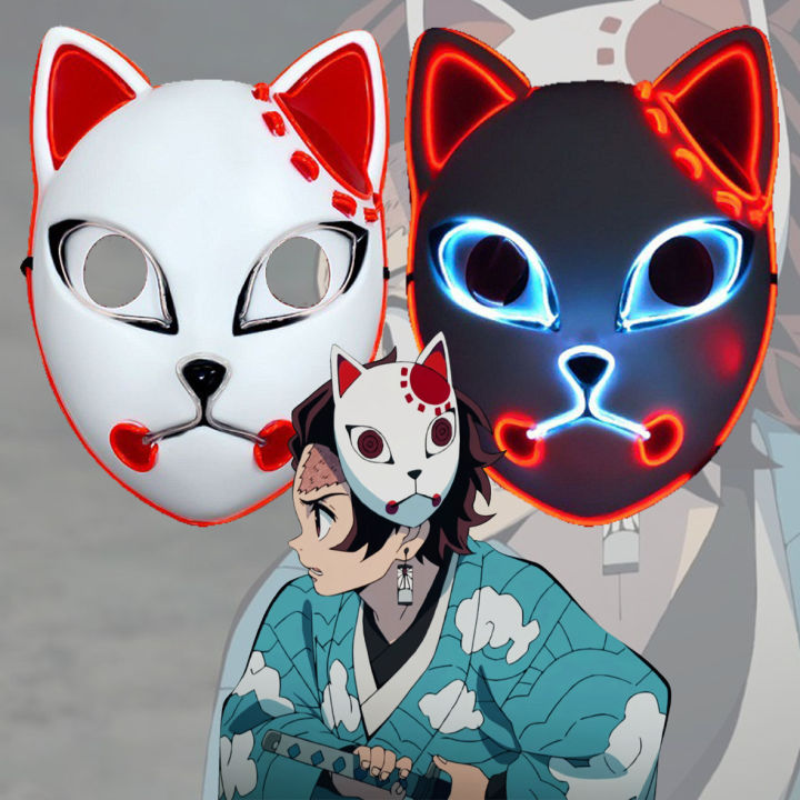 Topeng LED Kimetsu No Yaiba Anime Manga Demon Slayer | Lazada Indonesia