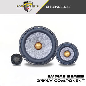 Adams Digital 3-Way Component High End Competition Car Speaker 6.5/3.5/1inch Woofer/Mid/Tweeter EMPIRE Series