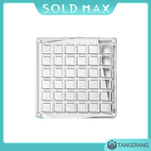36 Grid Display Box Akrilik Premium Kotak Transparan Magnetic Untuk Koleksi Kerang Mineral 12.5x12.5cm