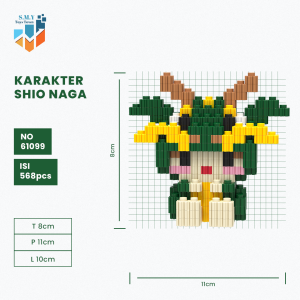 SMY Toystown 12 Shio Mini Mainan Bangunan Nano Block Bricks Mainan Edukasi Balok Susun Mainan Anak Mainan Tumpuk Balok Karakter Kartun Animasi 3D