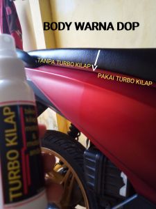 pengkilap motor /pengkilap mobil/ turbo kilap / pengkilap body dop / pengkilap body metalik