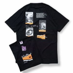 Kaos Distro Pria Wanita Sevenkey x Nextime Bahan Katun Combet 30s