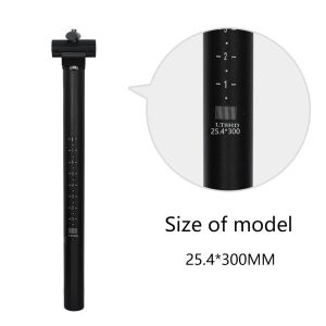 MTB Bike Seatpost with Clamp Aluminum Alloy 300mm BMX Seat Post 25.4 27.2 28.6 30.4 31.6mm Seat Tube