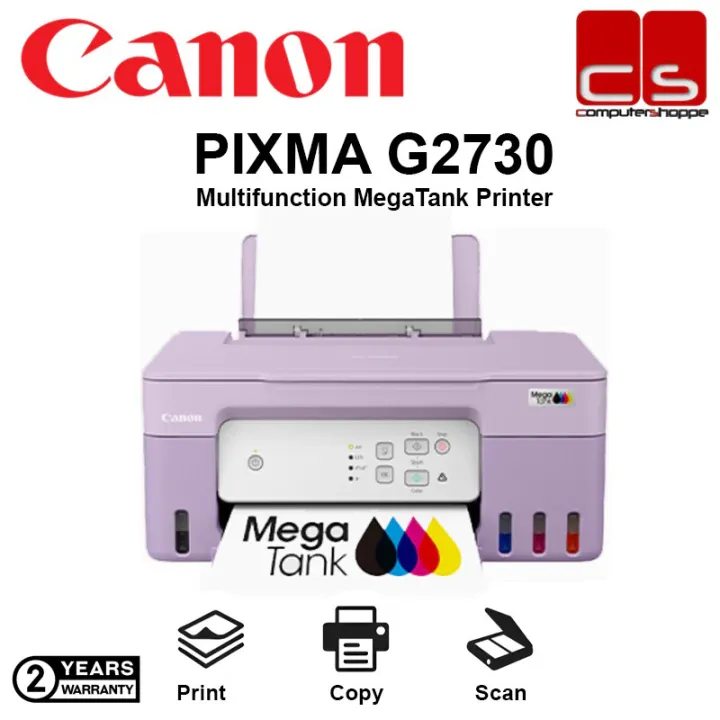 CANON PIXMA G2730 PURPLE ALL-IN-ONE PRINTER MEGA TANK
