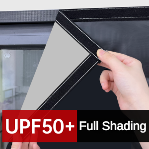 Upf50 + bảo vệ khỏi ánh mặt trời Và cách nhiệt Rèm Cửa Đầy Đủ Bảng Bóng rèm vải Ban Công Kính Ánh Nắng Mặt Trời Cửa Sổ Phòng Màn Hình Phòng Ngủ