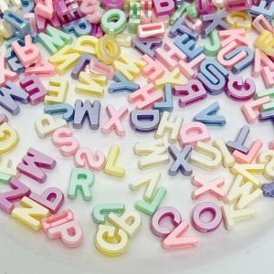 ลูกปัด ABC อักษร สีพาสเทล คละสี เคลือบมุก รูสี่เหลี่ยม 12mm อุปกรณ์งานฝีมือ ของตกแต่งชิ้นงาน ฃสยร้อย พวงกุญแจ DIY