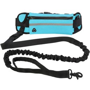 Hands Free Dog Leash for Running Walking Reflective Leash with Waist Bag Retractable Elastic Belt Dog Traction RopeProducts2026