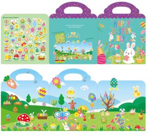 Reusable Sticker Book for Kids & Stickers Gift Goodies Bag for Children Day