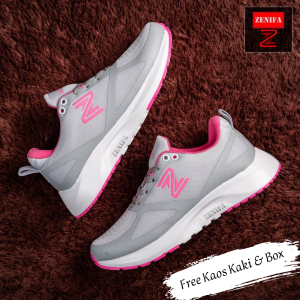 Sepatu Sneakers Wanita Zenifa Zoom X Sport Edition Senam Zumba Premium