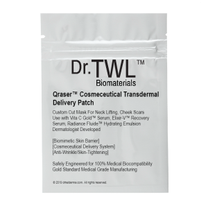 Cosmeceutical Transdermal Delivery Patch  Custom Cut Mask For Neck Lifting Cheek Scars Wrinkles (Dermatologist Approved Botox Alternative)