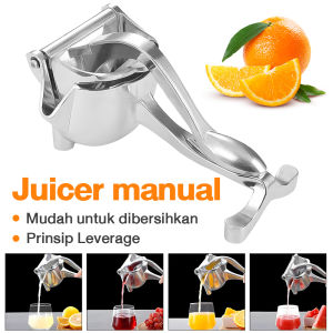 Alat Peras Jeruk Portable Lemon Nipis Orange Apel Sayur Buah Aluminium Untuk Dapur Alat Pemeras Presser Stainless Steel Juicer Squeezer Ukuran Besar