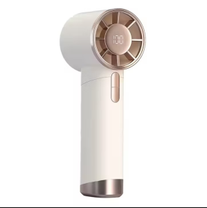 2024New Handheld Mini Fan High Speed Turbine Fan With 100 Gear Super Quiet Strong Rechargeable