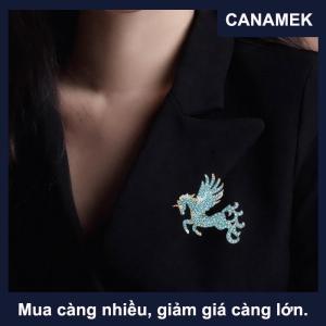 【CANAMEK】 Thời trang tinh tế Rhinestone Pony hình trâm cài cho phụ nữ quần áo Áo accessries giftsfashion tinh tế Rhinestone Pony hình trâm cài cho phụ nữ quần áo áo Áo accessries Quà Tặng