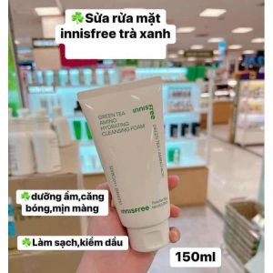 [MẪU MỚI 2024] Sữa rửa mặt trà xanh innisfree hàn quốc chính hãng